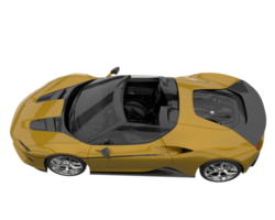 Sport car isolated on transparent background. 3d rendering - illustration png