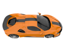 Sport car isolated on transparent background. 3d rendering - illustration png