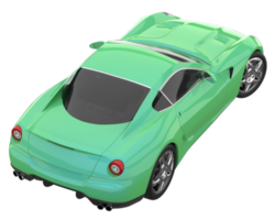 Sport car isolated on transparent background. 3d rendering - illustration png