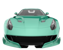 Sport car isolated on transparent background. 3d rendering - illustration png