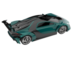 Sport car isolated on transparent background. 3d rendering - illustration png