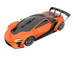 Sport car isolated on transparent background. 3d rendering - illustration png