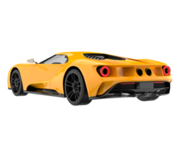 Sport car isolated on transparent background. 3d rendering - illustration png