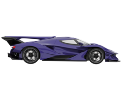 Sport car isolated on transparent background. 3d rendering - illustration png