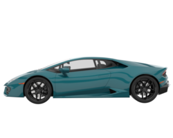 voiture de sport isolée sur fond transparent. rendu 3d - illustration png