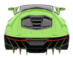 Sport car isolated on transparent background. 3d rendering - illustration png