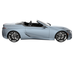 voiture de sport isolée sur fond transparent. rendu 3d - illustration png