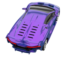 voiture de sport isolée sur fond transparent. rendu 3d - illustration png