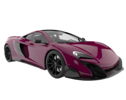 Sport car isolated on transparent background. 3d rendering - illustration png