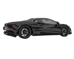 carro esporte isolado em fundo transparente. renderização 3D - ilustração png