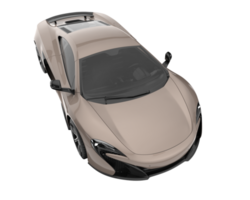 Sport car isolated on transparent background. 3d rendering - illustration png