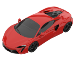 Sport car isolated on transparent background. 3d rendering - illustration png