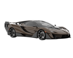 Sport car isolated on transparent background. 3d rendering - illustration png