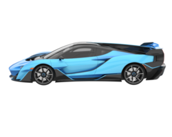 Sport car isolated on transparent background. 3d rendering - illustration png