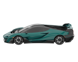 Sport car isolated on transparent background. 3d rendering - illustration png