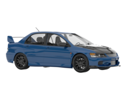 Sport car isolated on transparent background. 3d rendering - illustration png