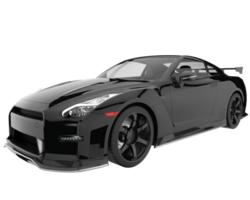 carro esporte isolado em fundo transparente. renderização 3D - ilustração png