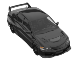 carro esporte isolado em fundo transparente. renderização 3D - ilustração png