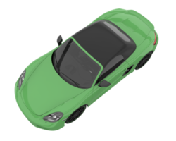 Sport car isolated on transparent background. 3d rendering - illustration png