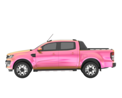 Pickup truck isolated on background. 3d rendering - illustration png