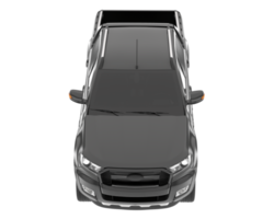 Pickup truck isolated on background. 3d rendering - illustration png