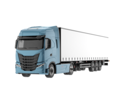 Truck isolated on background. 3d rendering - illustration png