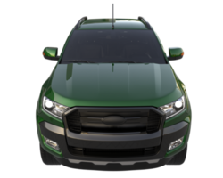 Pickup truck isolated on background. 3d rendering - illustration png