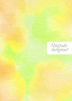 Yellow and green light artistic watercolor background poster vector