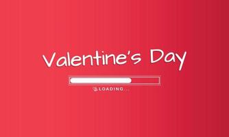 red valentine loading background vector
