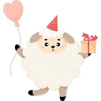 Happy Birthday Sheep vector