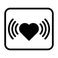 signal icon duotone black style valentine illustration vector element and symbol perfect.
