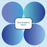 Abstract blue gradient artistic background. vector