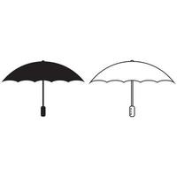 vector de icono de paraguas