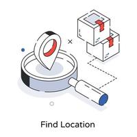 Trendy Find Location vector