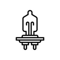 car bulb icon for your website, mobile, presentation, and logo design. vector