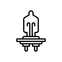 car bulb icon for your website, mobile, presentation, and logo design. vector