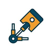 piston icon for your website, mobile, presentation, and logo design. vector