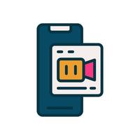 smartphone icon for your website, mobile, presentation, and logo design. vector