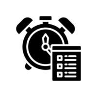 time management icon for your website design, logo, app, UI. vector