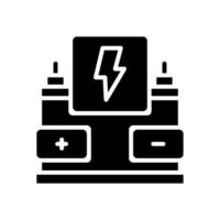 car battery icon for your website, mobile, presentation, and logo design. vector