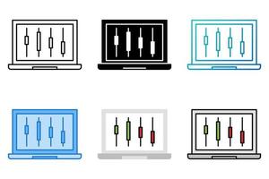 comercio digital en estilo plano aislado vector