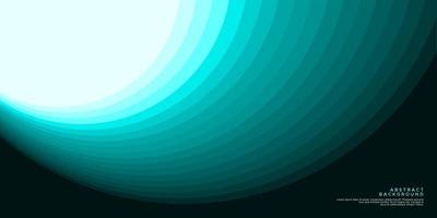 Colorful teal diagonal curve abstract background. Modern simple line curve art. vector