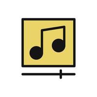 icono de línea de reproductor de música aislado sobre fondo blanco. icono negro plano y delgado en el estilo de contorno moderno. símbolo lineal y trazo editable. ilustración de vector de trazo simple y perfecto de píxeles.