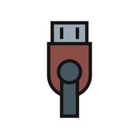 Flash drive line icon isolated on white background. Black flat thin icon on modern outline style. Linear symbol and editable stroke. Simple and pixel perfect stroke vector illustration.