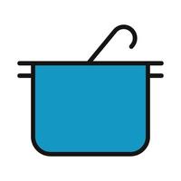 Soup line icon isolated on white background. Black flat thin icon on modern outline style. Linear symbol and editable stroke. Simple and pixel perfect stroke vector illustration.