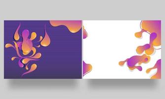 Different colour texture Abstract Background in two different color shape. vector