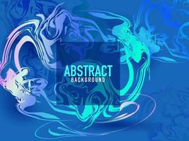 diseño mixto brillante creativo sobre fondo azul para el fondo abstracto. vector