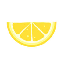 Fresh lemon fruit illustration design png