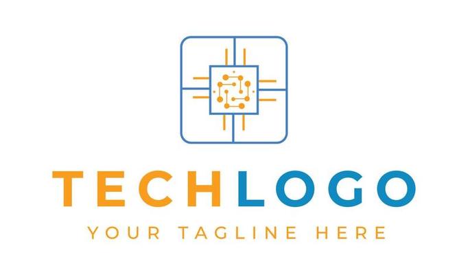 Technological logo design