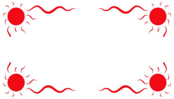 abstrakt bakgrund med en röd ram png